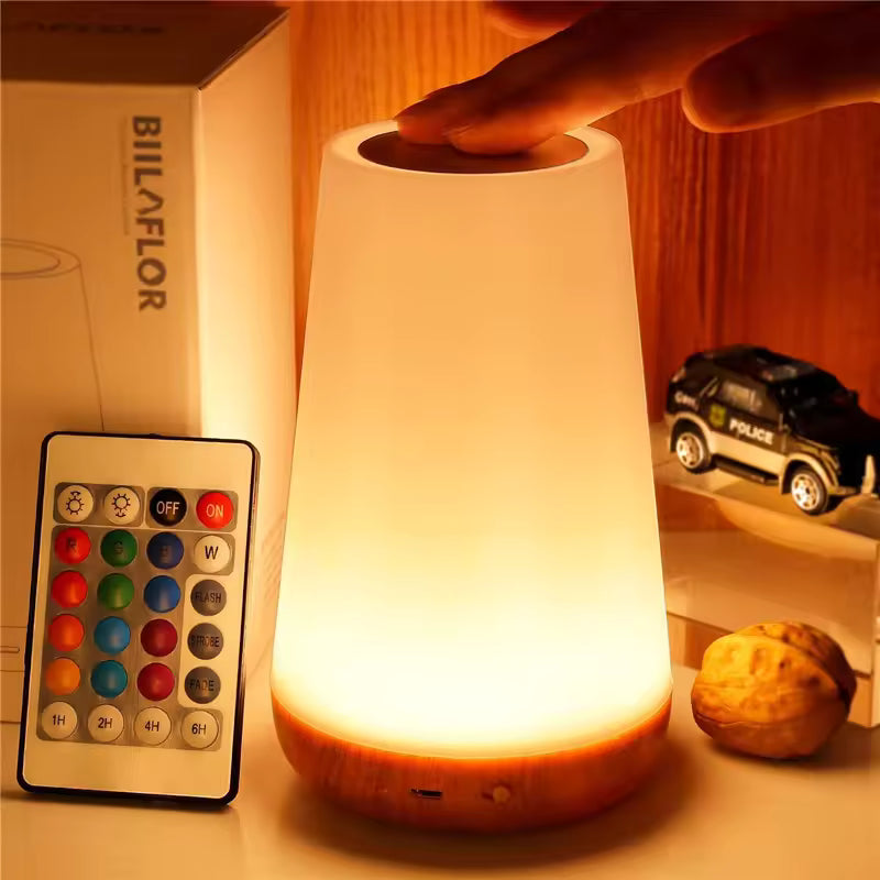 UrbanEase GlowTouch™  – Smart Touch Bedside Lamp
